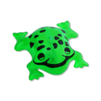 Small green frog balloon