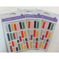 Gel Stickers Stick'Ems 3D sheet colourful designs