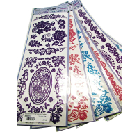 Florentine scrapbook glitter transfers assorted designs