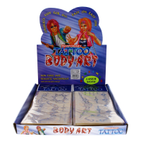 TEMPORARY TATTOO BODY ART LASER SILVER