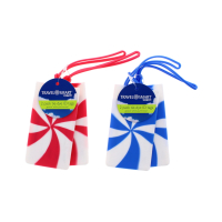 TRAVEL SMART LUGGAGE TAGS TIE DYE 2 PACK
