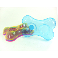 Bonita Double Pet Bowl in white