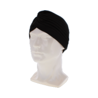 Black ladies soft hair turban head wrap