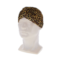 Ladies Soft Hair Turban Head Wrap Leopard Print