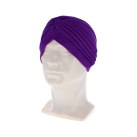 Ladies Soft Hair Turban Head Wrap - Purple