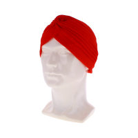 Ladies Soft Hair Turban Head Wrap Red