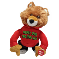 Cuddle Barn What Does the Fox Say animated plush toy