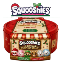 Squooshies Christmas Dumpling Squad Tin