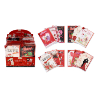 Valentine's Day Greeting Cards CDU Assorted Designs