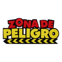 3D 'Zona De Peligro' Foam Sign 12 Inch