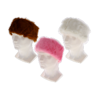 Assorted Faux Fur Hairbands Multi-Colour
