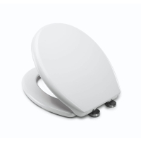 Croydex white toilet seat, standard UK size