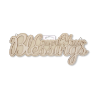 12in DIY 3D 'Count Your Blessings' Plaque 7mm