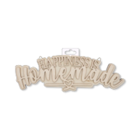 12in DIY 3D Plaque 'Happiness Is Homemade' 7mm