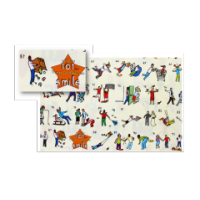 Santoro's '101 Things To Make You Smile' gift wrap paper