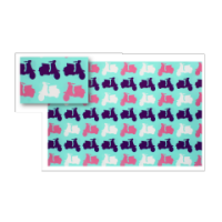 Gift Wrap Paper Blue w/ Vespa Scooters