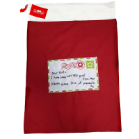 CHRISTMAS CRAFT SACK RED