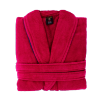 Burgundy Velour Signature Bathrobe
