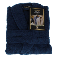 Luxury Navy Bath Robe