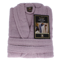 Luxury lilac bath robe