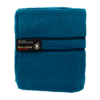 Teal satin hand towel wholesale