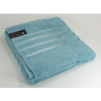 Aqua Blue Satin Bath Sheets