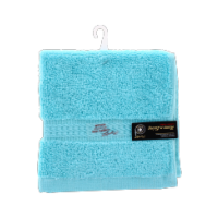 Aqua Blue Cotton Face Towel