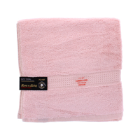 Silky Soft Pink Bath Towel