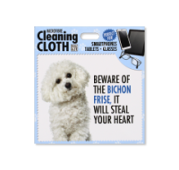 H&H Bichon Frise Microfibre Cleaning Cloth