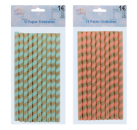 PAPER DRINKING STRAW 10 PACK