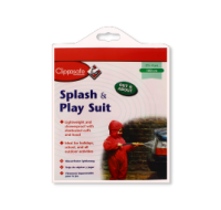 Kids splash suit raincoat, 2-4 years, clear packaging