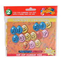 HIP HIP HURRAY FOR 15 BALLOONS