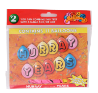 HURRAY YEARS 11 BALLOONS