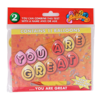 YOU ARE GREAT 11 BALLOONS