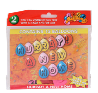 Hurray A New Home 15 Balloons pack