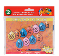 WELCOME HOME 11 BALLOONS