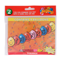 THANKS  9 BALLOONS