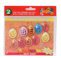 Best Dad 10 Balloons for Father's Day