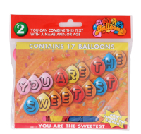 You Are The Sweetest 17 Balloons for wholesale