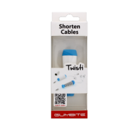 Blue Twisti cable organisers for wholesale trade