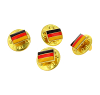 Small metal German flag badge