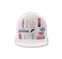 London Snow Globe featuring iconic landmarks and symbols