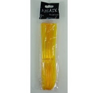 TABLE KNIFE YELLOW PLASTIC 10 PACK
