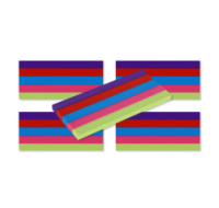 Giant Rainbow Striped Eraser