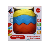 Assorted colourful puzzle ball educational toys for 12m+
