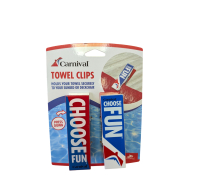 Carnival Choose Fun Towel Clips 2 Pcs