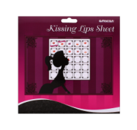 Kissing Lips Sheet Stickers