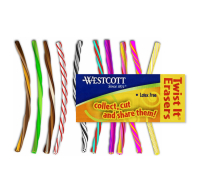 Westcott Twist It Latex Free Erasers Pack
