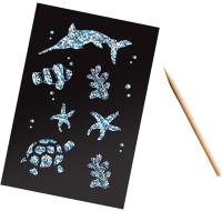 Under The Sea Scratch Art Set for children