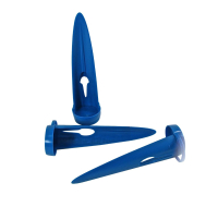 Set of 4 blue beach towel pins for securing towels